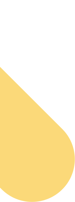 Angled yellow curved rectangle