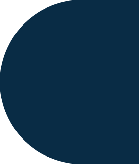 Horizontal blue curved rectangle